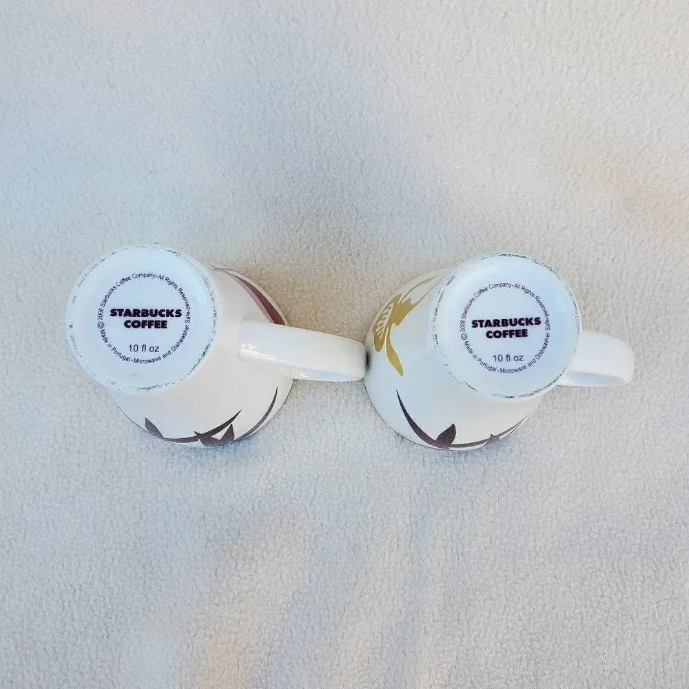 Starbucks Coffee 10 fl.oz mugs - set of 2
